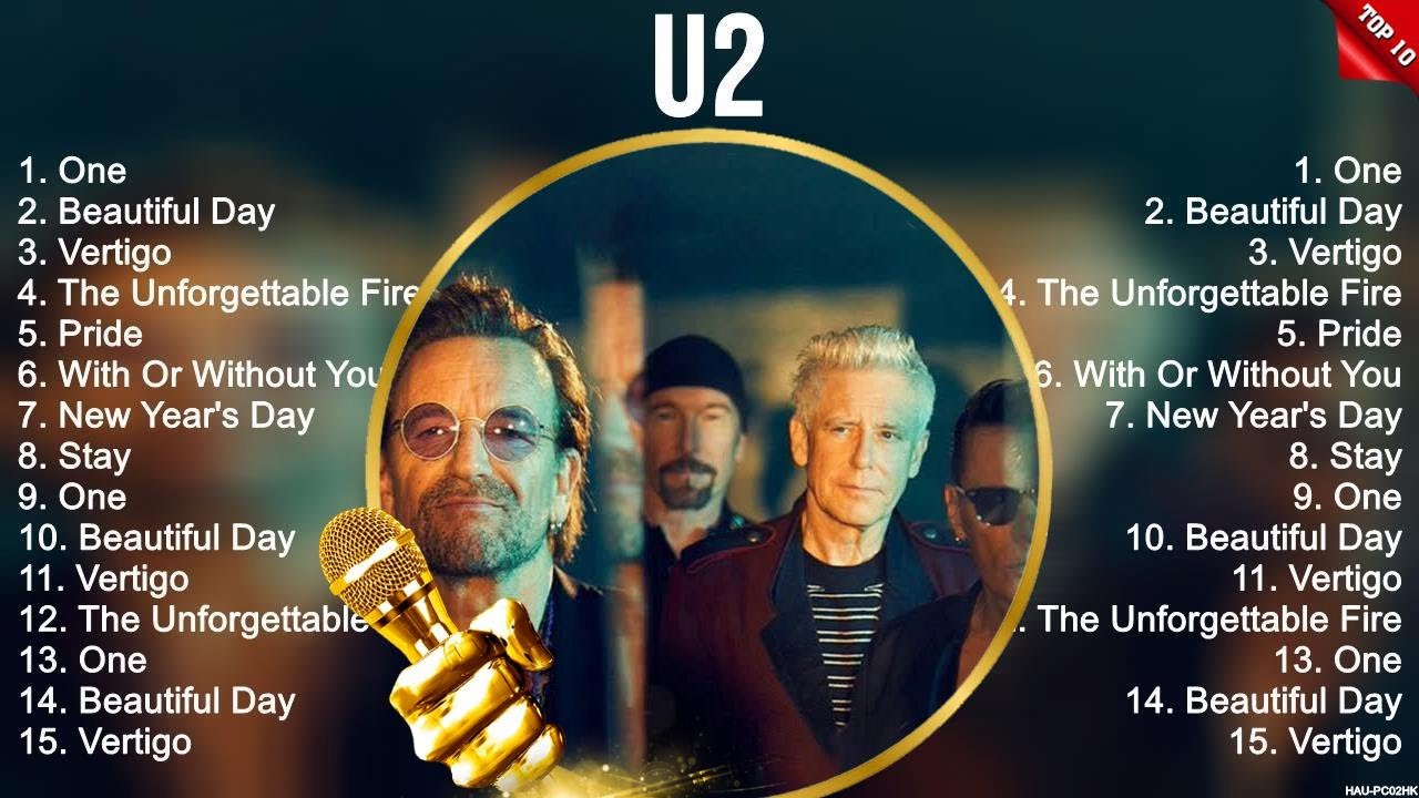 U2 Top Hits Popular Songs Top 10 Song Collection YouTube