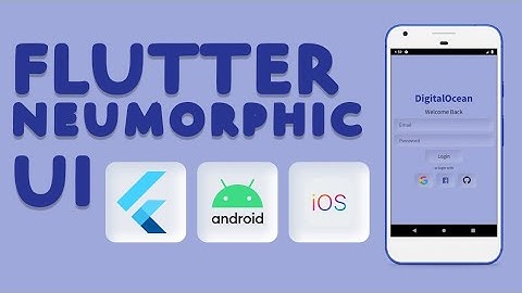 Neumorphic UI in Flutter | An auth screen