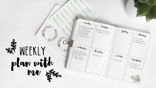 PLAN WITH ME | Week 23 June 2017 Bullet Journal Setup
