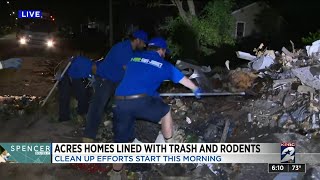 Spencer Solves It: Clean-up efforts underway in Acres Home