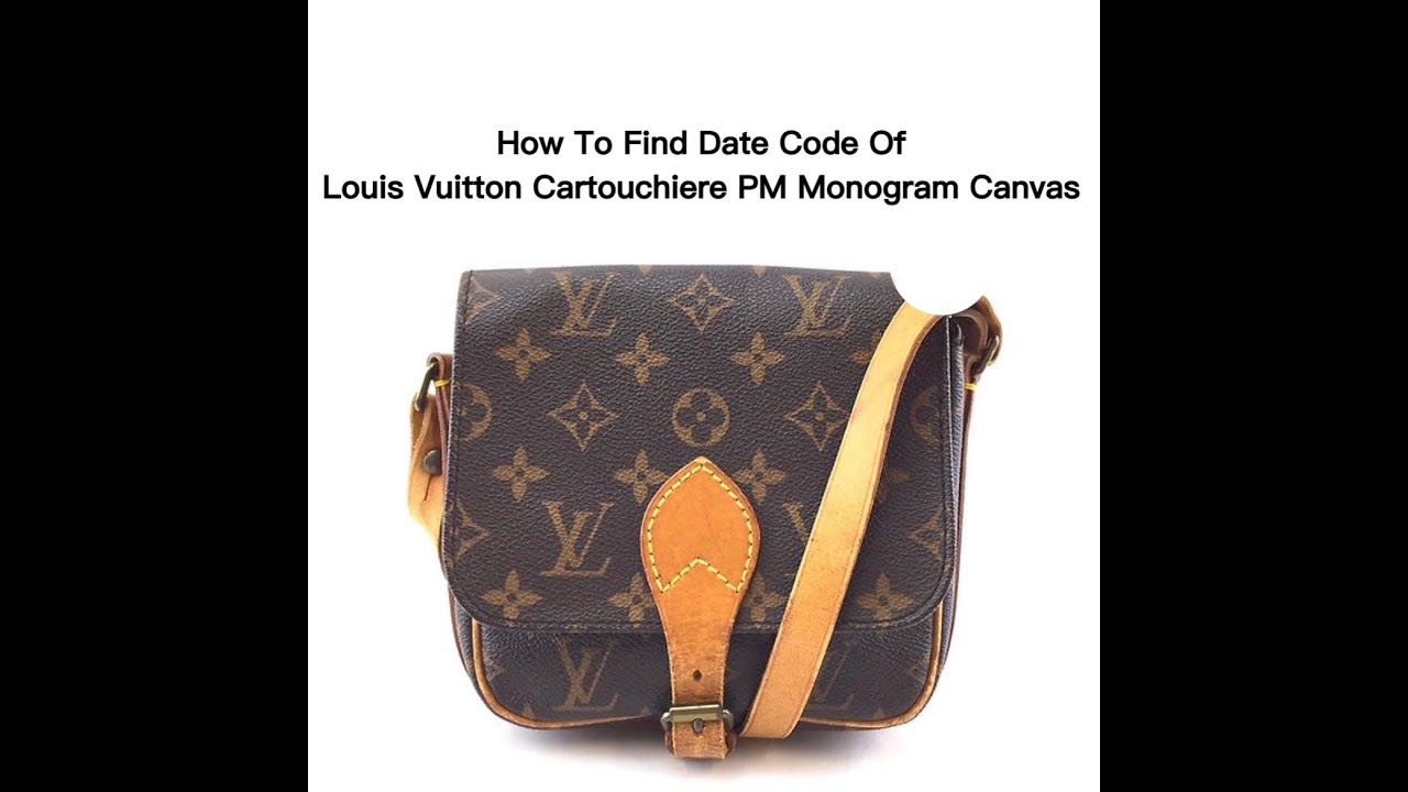 Date Code & Stamp] Louis Vuitton Cartouchiere PM Monogram Canvas