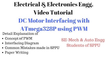 U6 #T9 | DC Motor Interfacing with ATmega328P (Arduino) using PWM PART-1 | EEE (2015-Course)