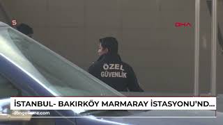 İstanbul- Bakırköy Marmaray İstasyonunda Trene Binmek Isterken Ayağı Sıkışan Yolcuyu Görevliler ...