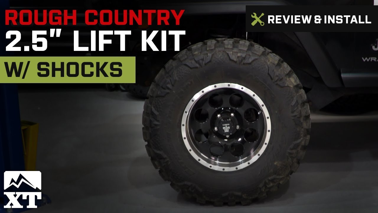 Jeep Wrangler Front and Rear Rustys Off-Road 1.75-inch Coil Spring Spacer Set JK