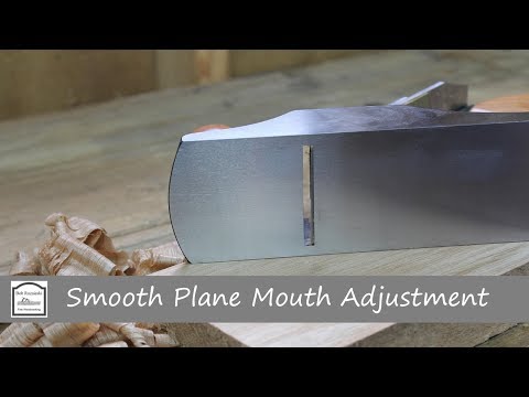Adjusting a Bench Plane Mouth