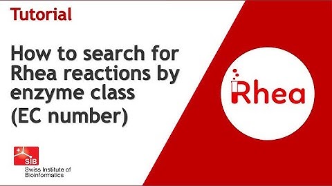 How to search for Rhea reactions by enzyme class (EC number)