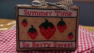 Summer Time so Berry Sweet #freebieonthe17th Flat fold finishing video