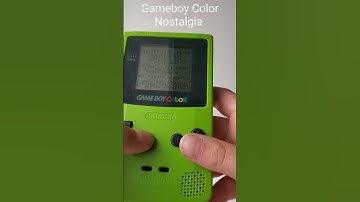 Gameboy Color Nostalgia #tetris #gameboy