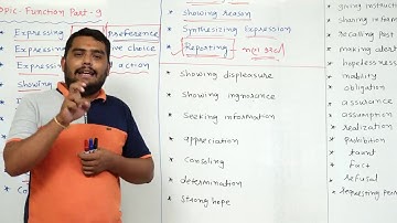 STD-11 & 12 l FUNCTION(PART-9) l ENGLISH GRAMMAR l LECTURE-9 l VIRENDRASINH GOHIL