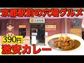 【京都駅前の穴場グルメ】激安390円カレー!どうせ安いだけやろ思ってたけど美味すぎてKO🥊
