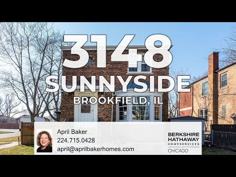 3148 Sunnyside Avenue, Brookfield, IL home video tour