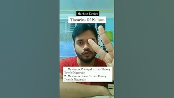 Theories Of Failure | Machine Design | Mechanical Engineering #short #mechanicalshorts