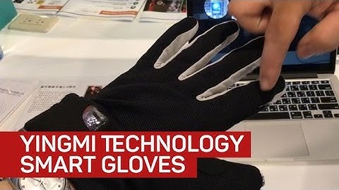 Hands on with the smart gloves that translate sign language to text