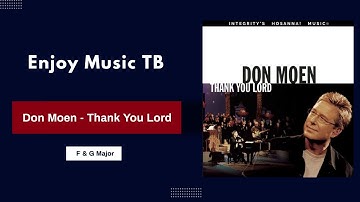 Don Moen - Thank You Lord (Piano Tutorial)