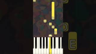 Scott Joplin - The Entertainer (Simple Piano, Piano Tutorial) #shorts #pianotutorial