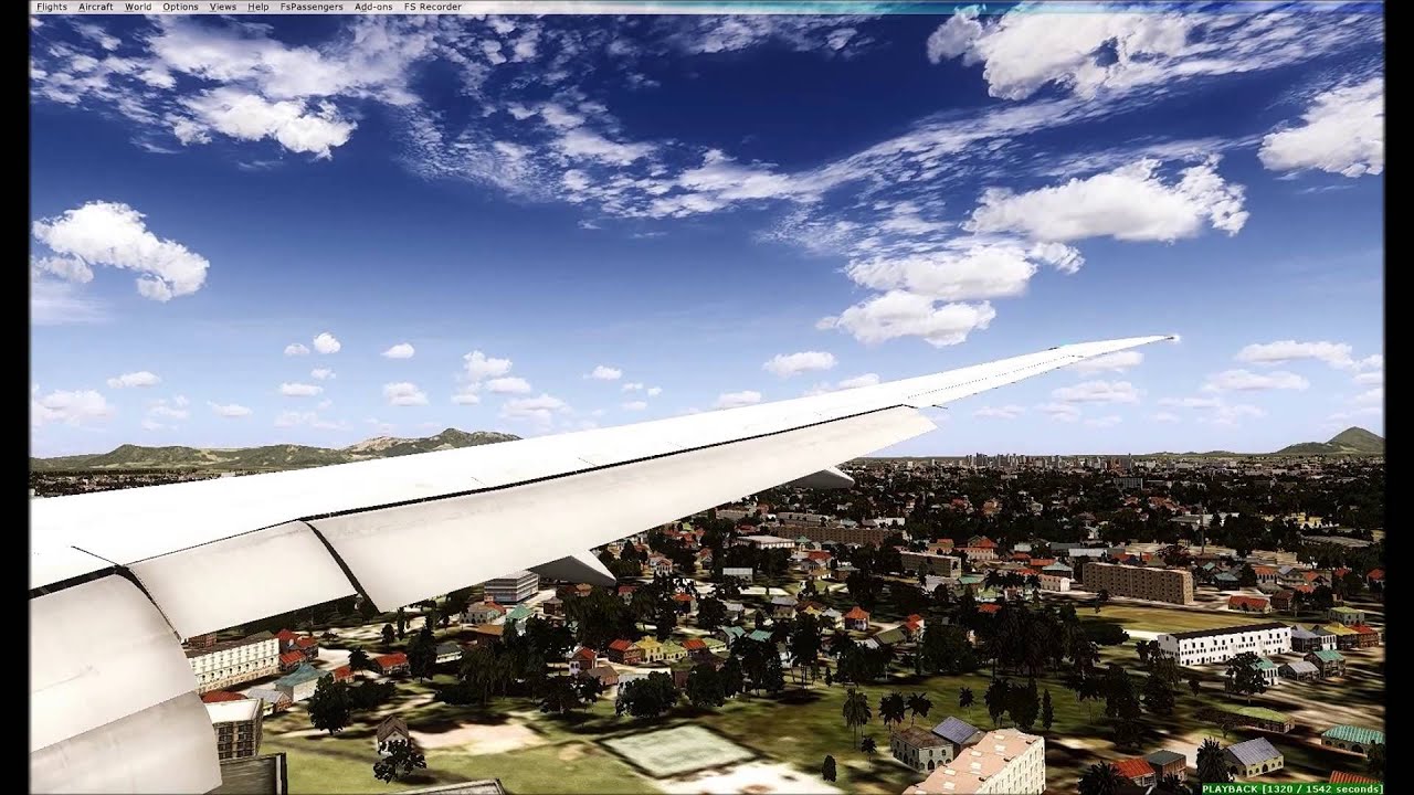 Approaching at Kuching International Airport(WBGG-Rwy25 ...