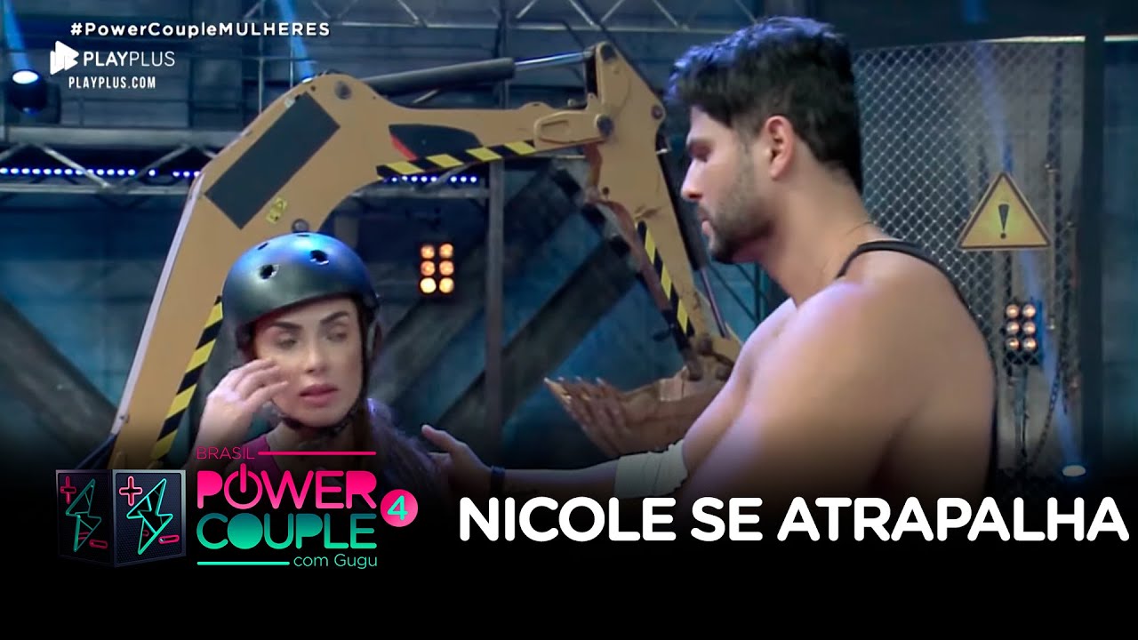 Nicole Bahls se atrapalha em Prova das Mulheres: ‘Que babado uó’