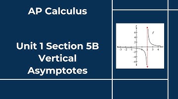 AP Calculus - Unit 1 - Section 5B - Vertical Asymptotes