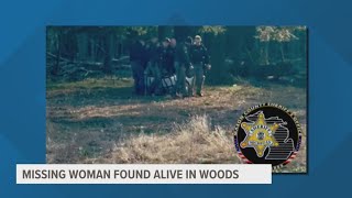 Missing Michigan woman found alive in the woods