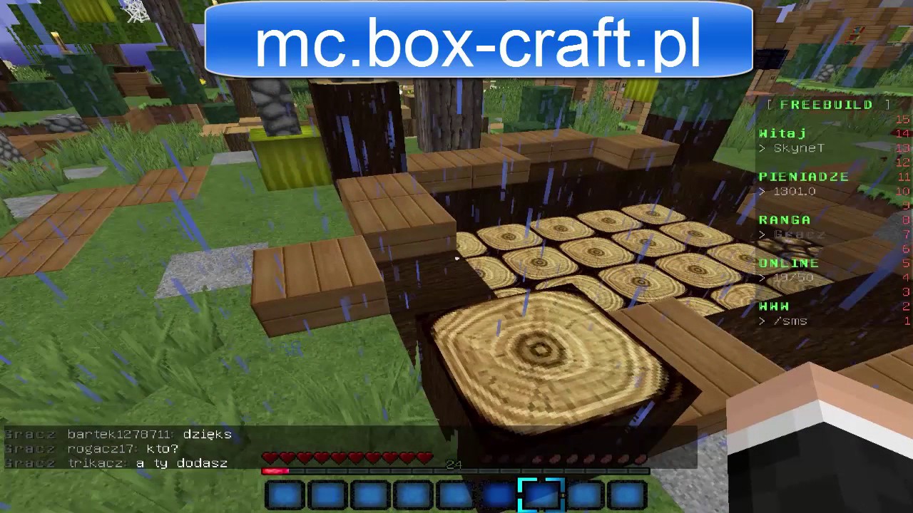 MC.BOX-CRAFT.PL - FreeBuild + Działki [1.7-1.8] - YouTube