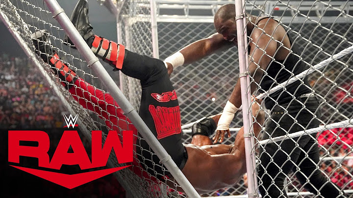 Bobby Lashley vs. Omos – Steel Cage Match: Raw, May 16, 2022