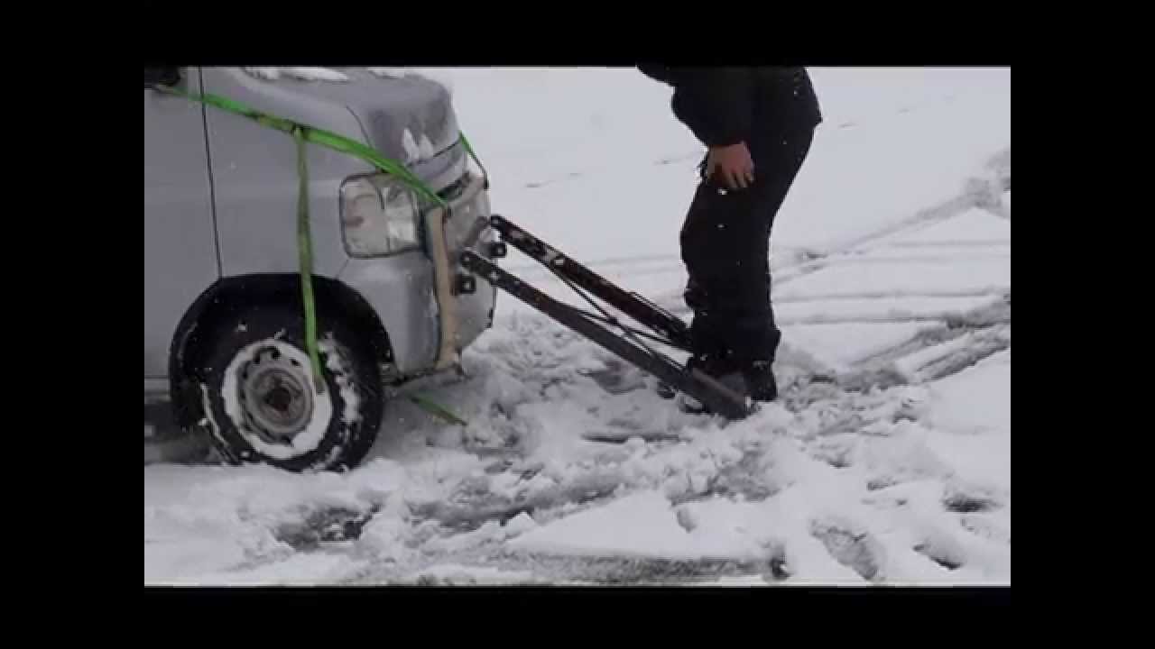 自家用車に簡単に 工具無しで装着可能な除雪機 排雪板 林敏之 18 11 04 公開 クラウドファンディング Readyfor