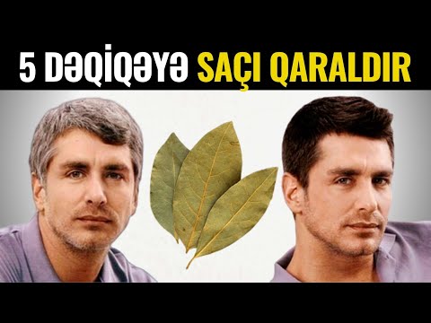 Ağ Saçlarınız 5 Dəqiqəyə QARALACAQ! - Ən Təbii Üsul