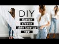 DIY eyelet flutter sleeve refashioned from valance