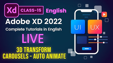 Free Adobe XD Tutorial User Experience Design for Beginners in English- Live Class 15