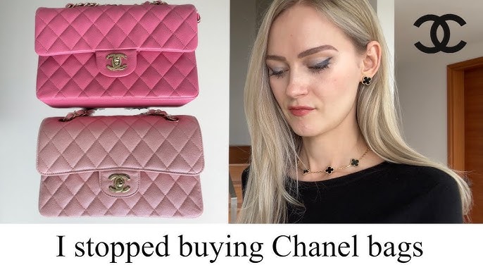 Chanel 23S & 23P Mini Flap Bags Try-On Review 