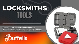 Souber Tools Window Mechanism Opener V2 - Opening A Failed Window Mechanism
