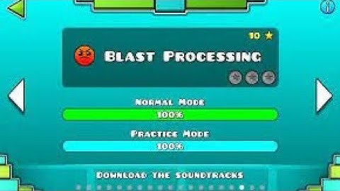 Geometry Dash - Blast Processing 100% Complete