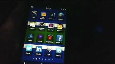 BlackBerry 10 Navigation Gesture Tip 1