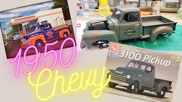 1950 Chevy 3100 Pickup By AMT Worn & Weathered!!