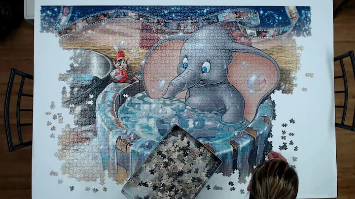 Dumbo 40,320 Piece Ravensburger Jigsaw Puzzle Time Lapse - Part 2!