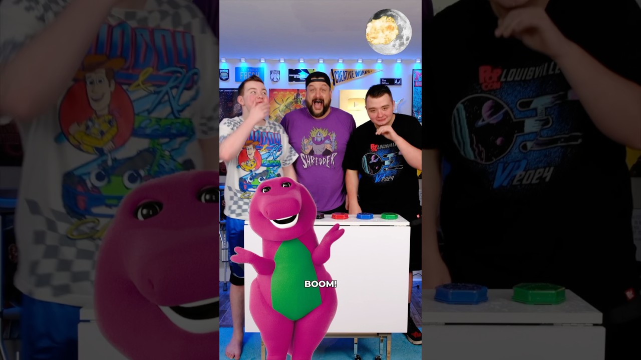 Barney is a Boom!! 😜🤣 #shorts #uploadsoffun