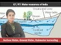 G7/P7: Indian Ground water resources & Surface water resources