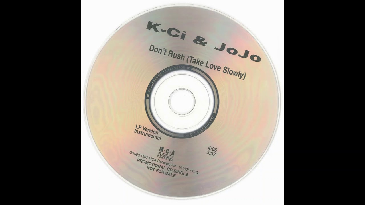 K-Ci JoJo Don't Rush Take Love Slowly Disco de vinilo 12 -  España