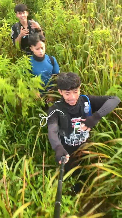 Jaur nya full ilalang lee ⁉️ #trending #pendakigunung #shorts