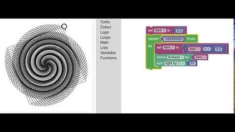 Blockly codes 4: squares