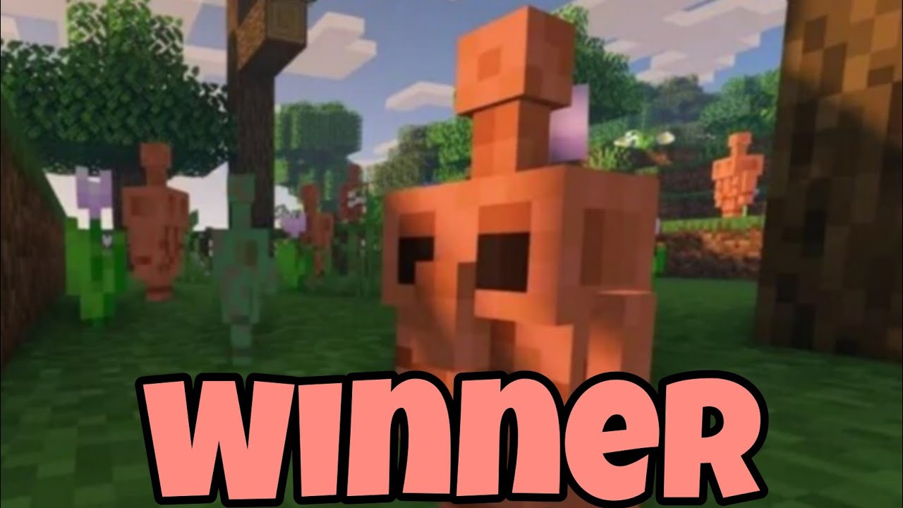 Minecraft Mob Vote 2021 Results The Copper Golem Wins! YouTube