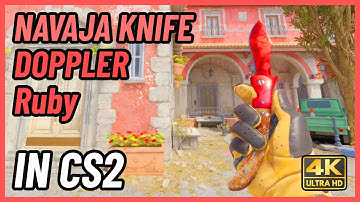 ★ CS2 Navaja Knife Doppler (Ruby) | CS2 Knife In-Game Showcase [4K]