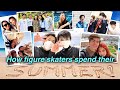 How figure skaters spend their summer? How addicted are Yuzuru to video games and skating?