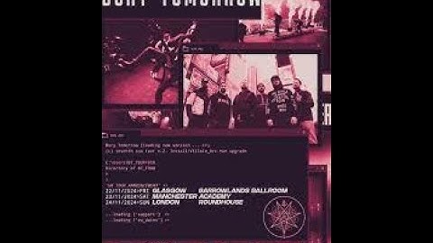 Bury Tomorrow Barrowlands Glasgow 22 Nov 24