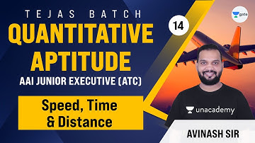 Speed, Time & Distance | L:14 | Quantitative Aptitude | AAI 2021 Exam (ATC) | Tejas Batch