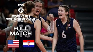 USA vs. Croatia - Pool B | Women's U21 World Champs 2025 - Full Match