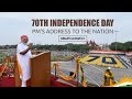 PM Modi at flag hoisting ceremony during 70th Independence Day at Red Fort, Delhi - 15 August 2016