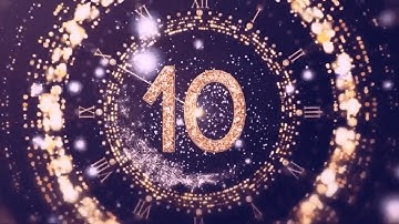 Free Golden Countdown New Year 2025 Intro Template (Customizable) - FlexClip