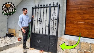 Hice una PUERTA DE FORJA (Ahora viene lo PEOR)