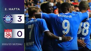 Adana Demirspor 3-0 Demir Grup Sivpor 2. Hafta - 202223